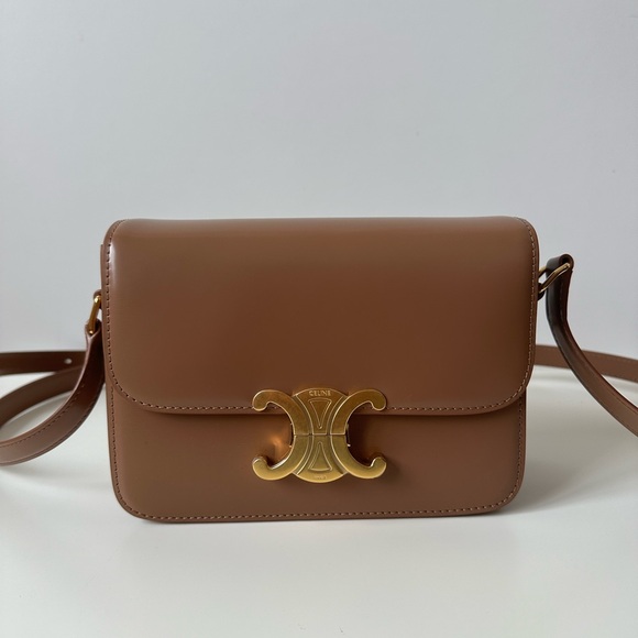 Celine Triomphe Teen in Bronze - Picture 5 of 10